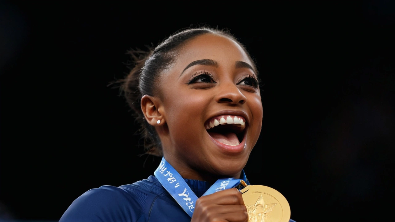 Simone Biles Shines with Fifth Olympic Gold, Highlighting Mental Health Advocacy